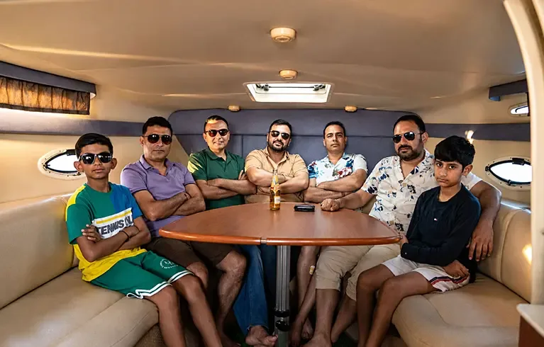 Bayliner Nautica yacht deck in Goa