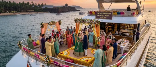 Engagement Parties on a Yacht in Goa – Celebrate Your Love in Luxury