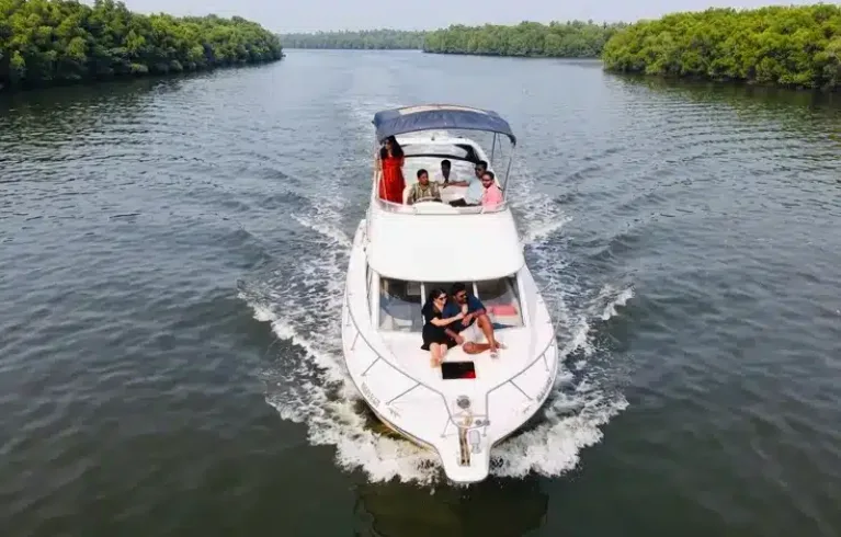 Nebula Venus yacht cruising in Goa